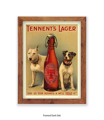 Tennent's Lager Art Print