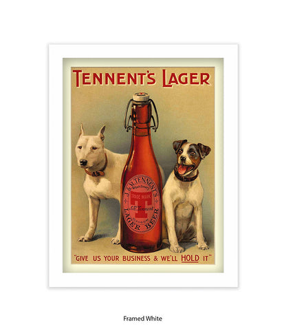 Tennent's Lager Art Print
