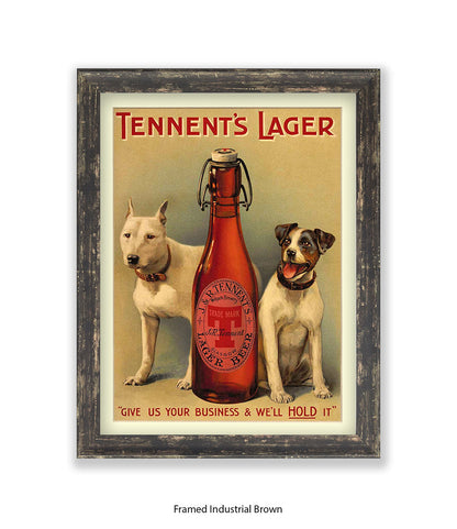 Tennent's Lager Art Print