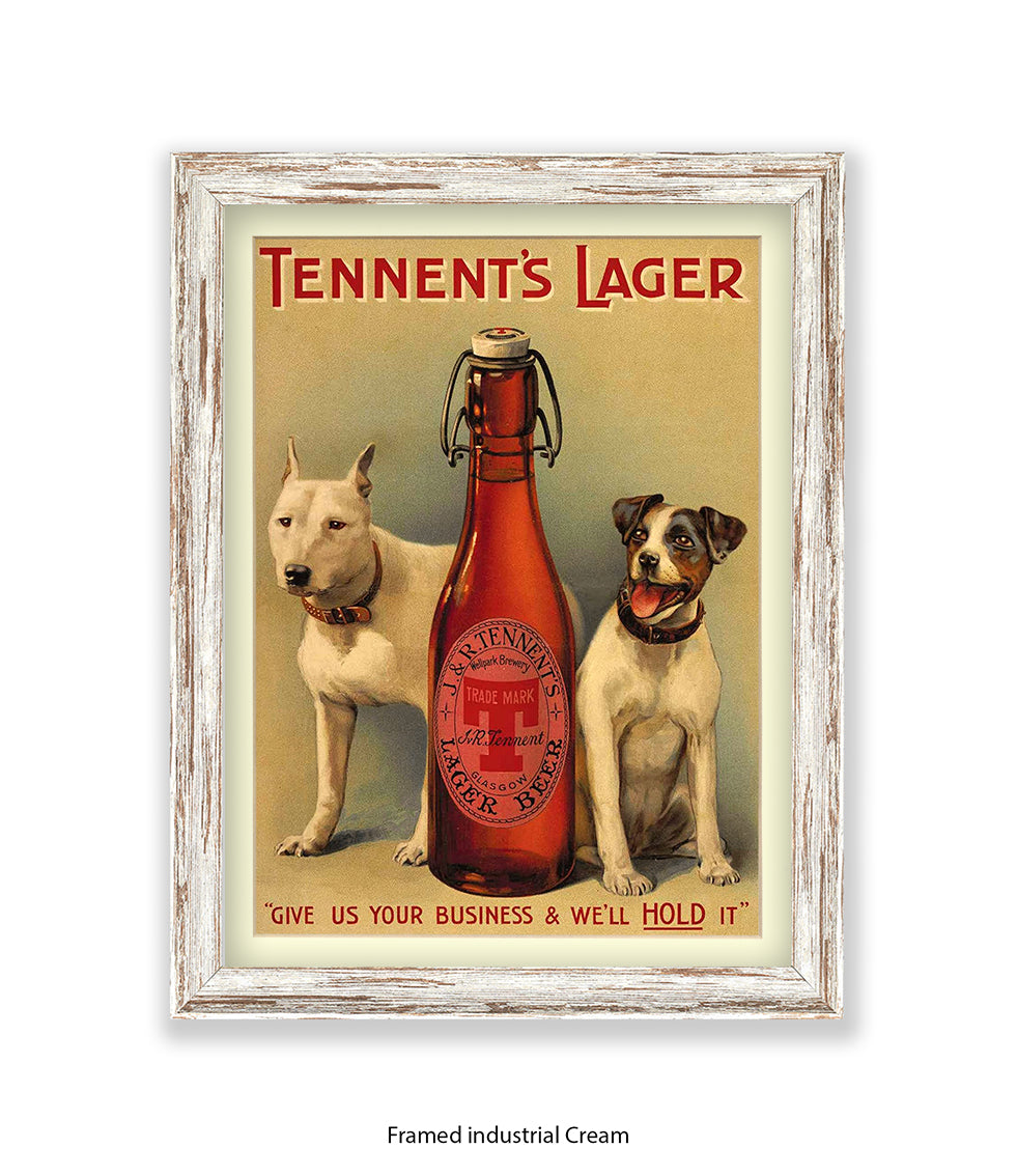 Tennent's Lager Art Print