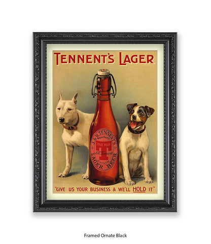 Tennent's Lager Art Print
