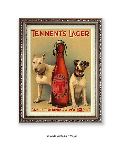 Tennent's Lager Art Print
