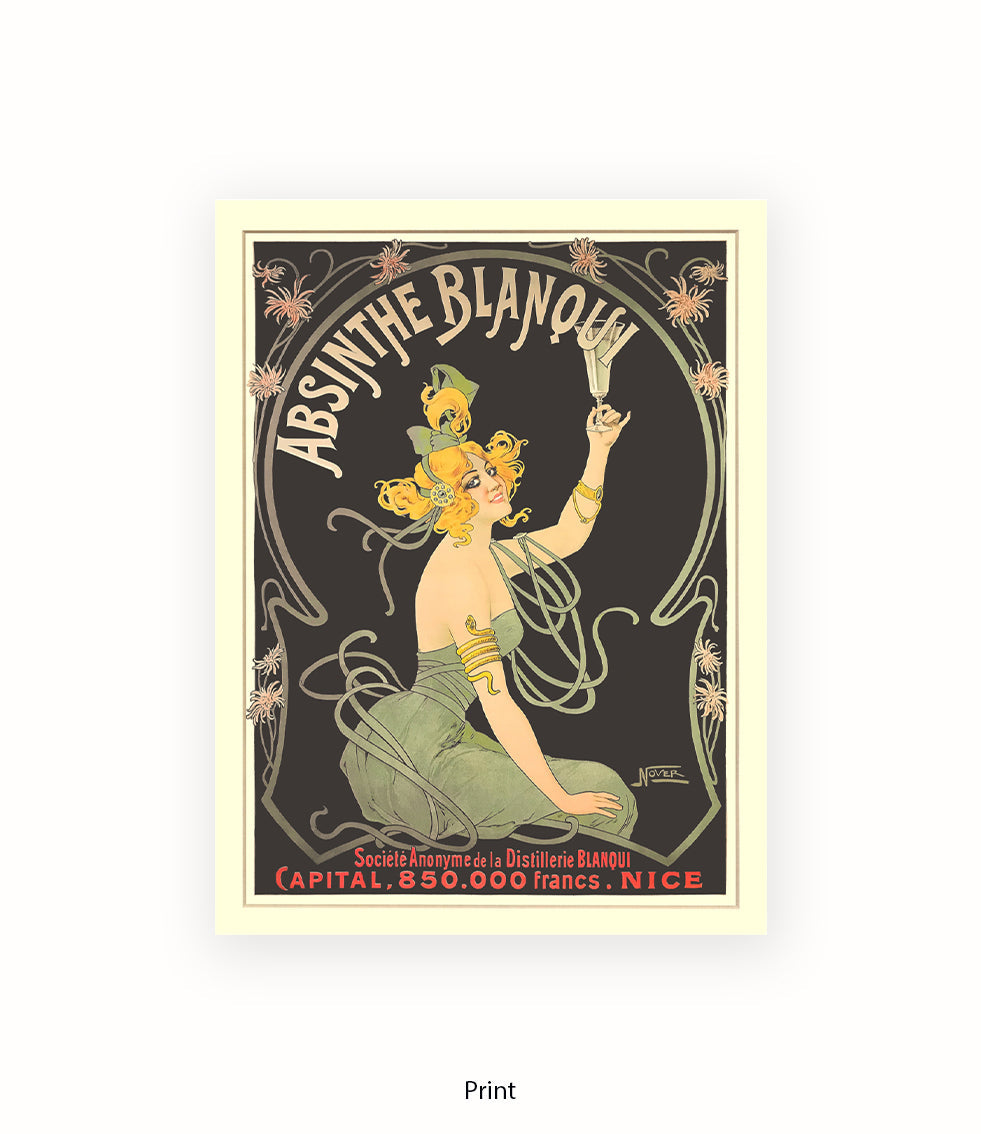 Absinthe Blanqui Art Print