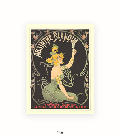 Absinthe Blanqui Art Print