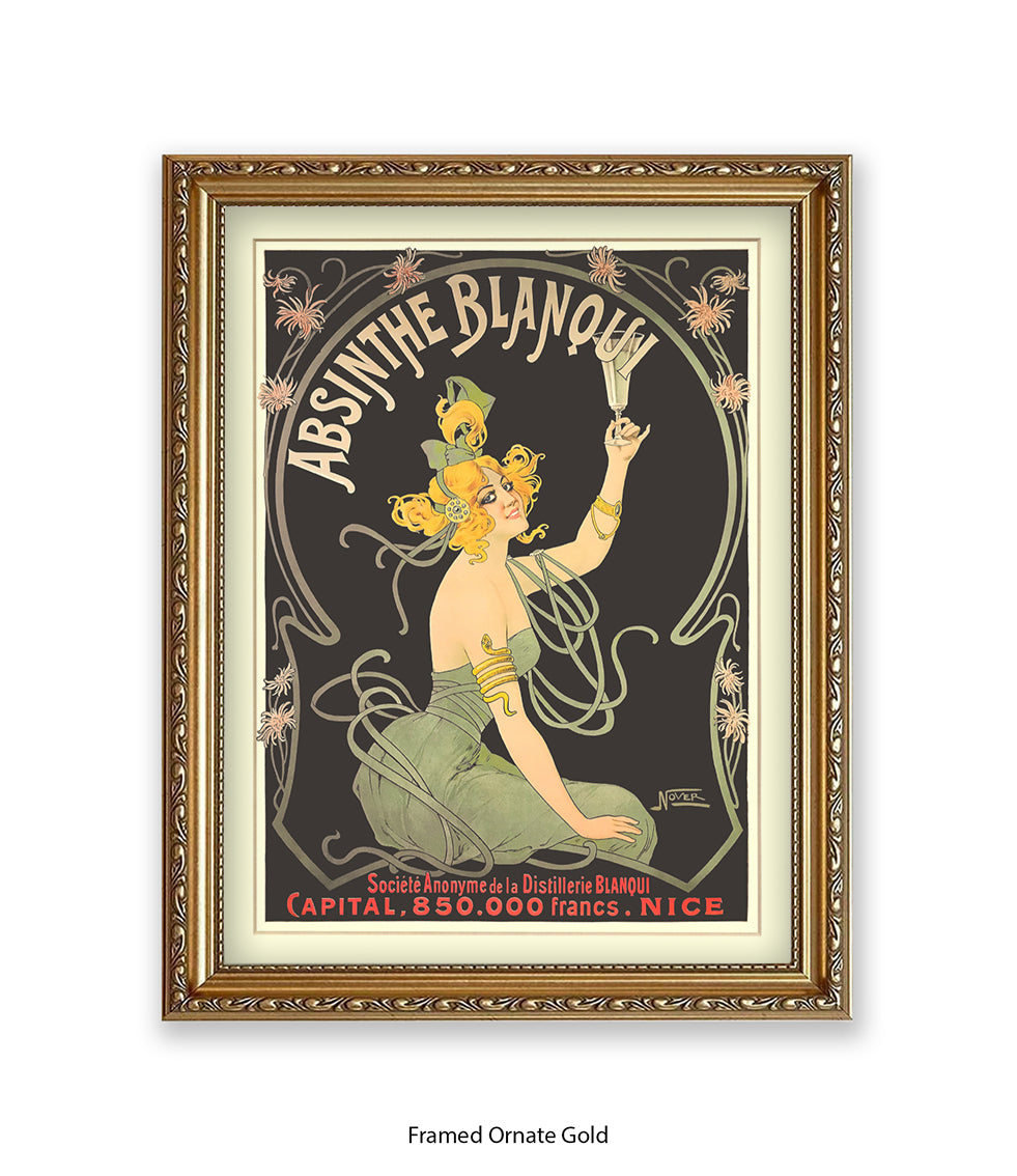 Absinthe Blanqui Art Print