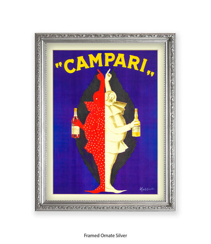 Campari Red & White Characters Art Print