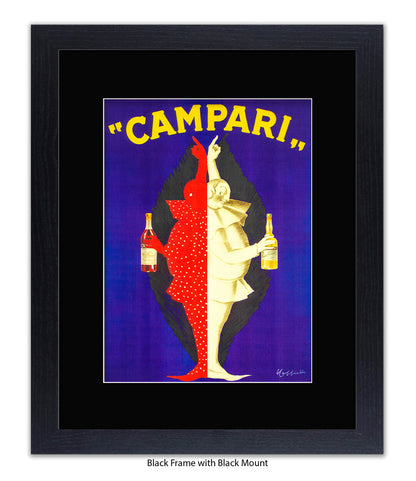 Campari Red & White Characters Art Print