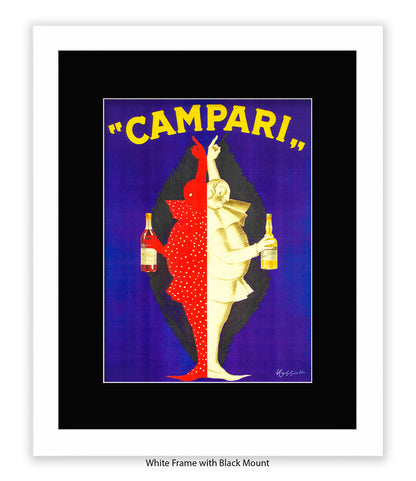 Campari Red & White Characters Art Print