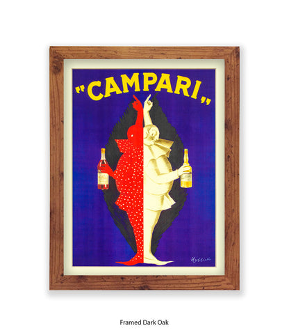 Campari Red & White Characters Art Print