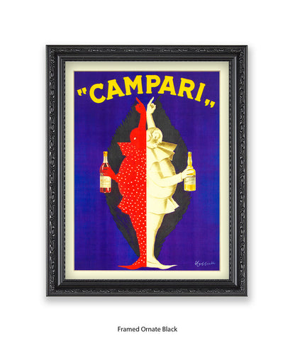 Campari Red & White Characters Art Print