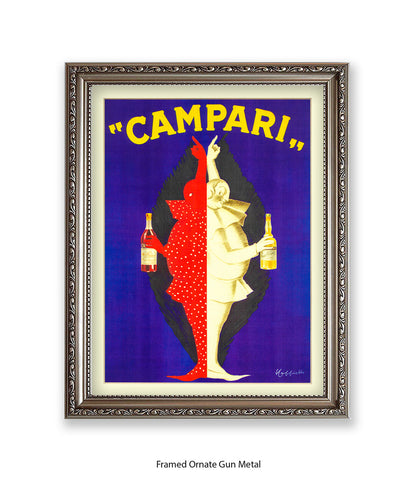 Campari Red & White Characters Art Print