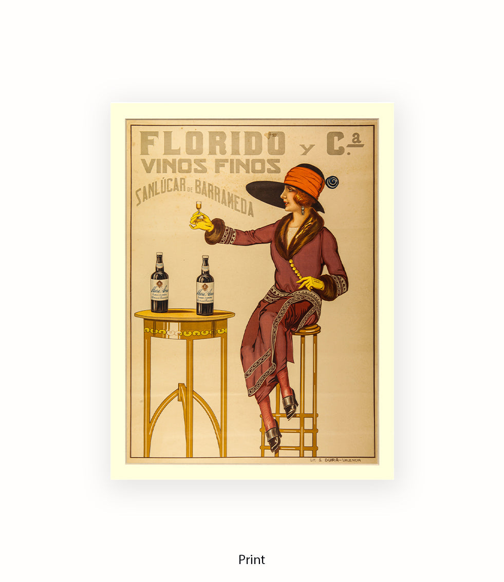Florido Vinos Finos  Art Print
