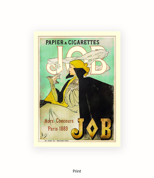 Job Papier a Cigarettes 1889  Art Print