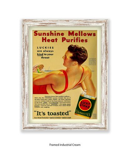 Sunshine Mellows Tobacco Art Print