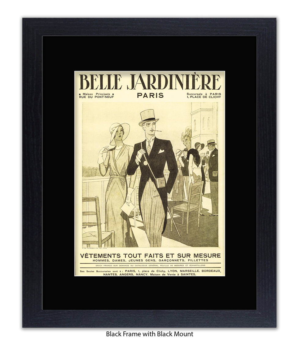Belle Jardiniere Couple Paris Art Print