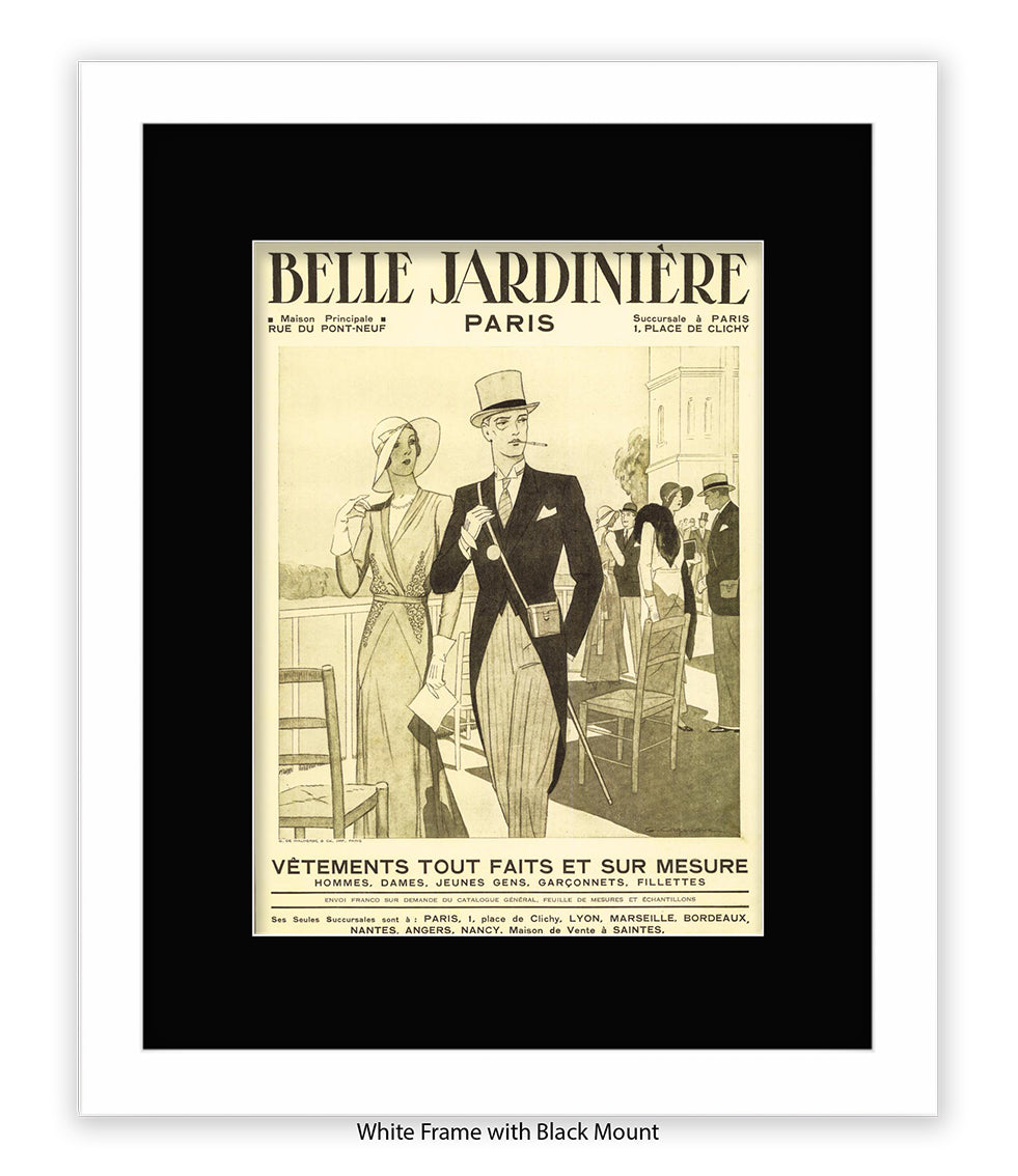 Belle Jardiniere Couple Paris Art Print