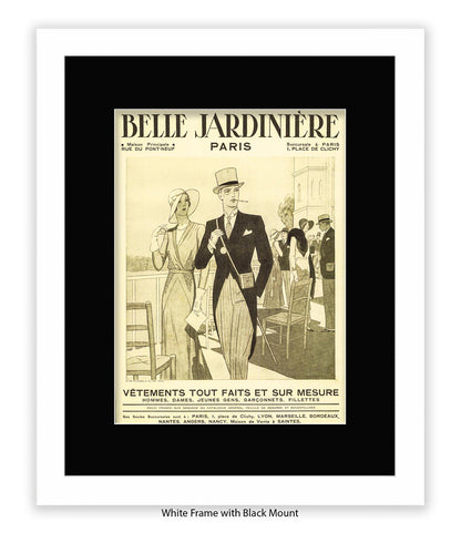 Belle Jardiniere Couple Paris Art Print