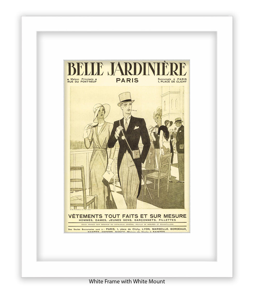Belle Jardiniere Couple Paris Art Print