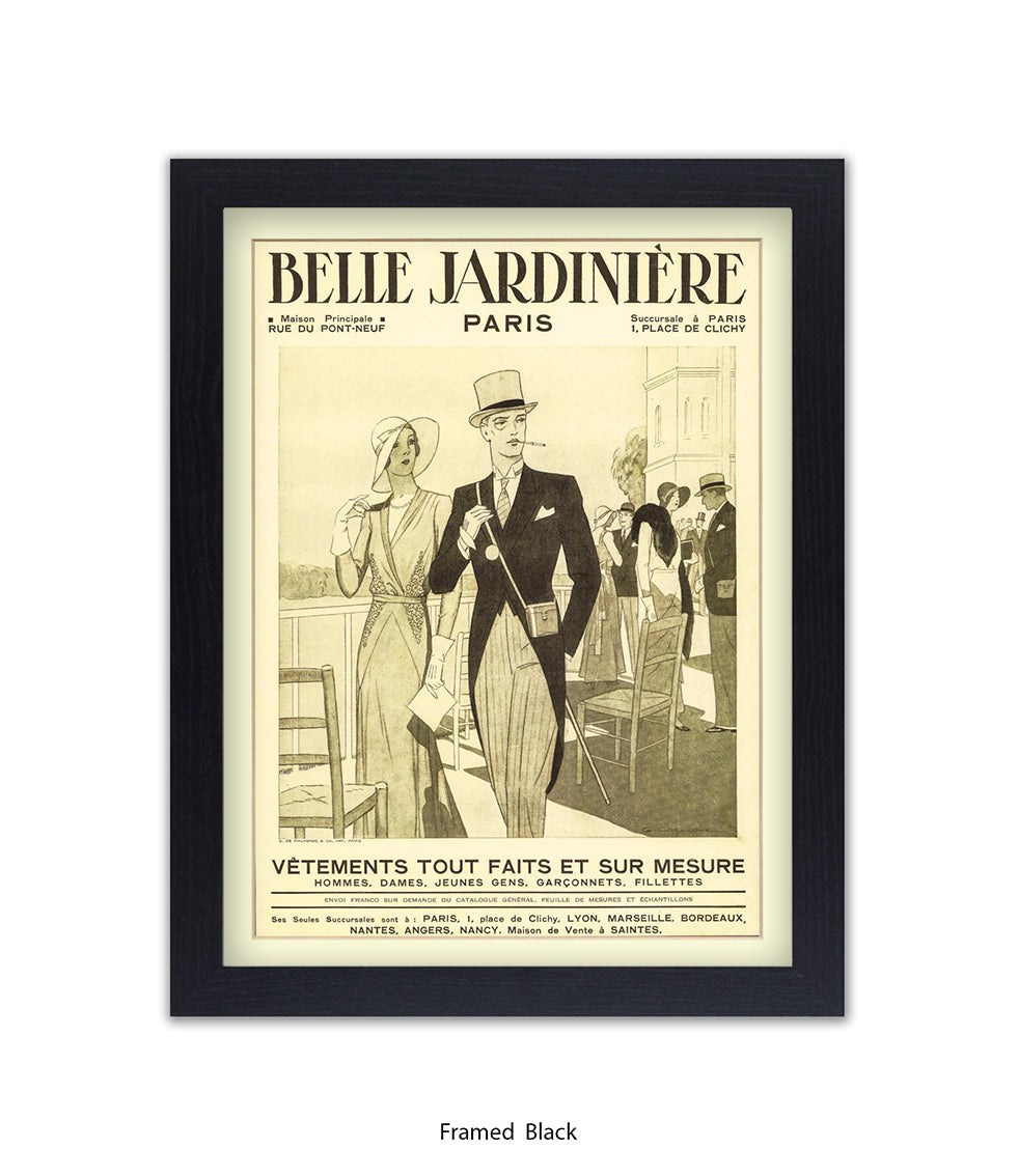 Belle Jardiniere Couple Paris Art Print