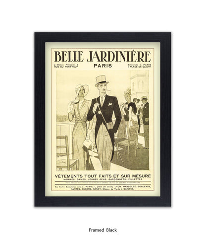 Belle Jardiniere Couple Paris Art Print