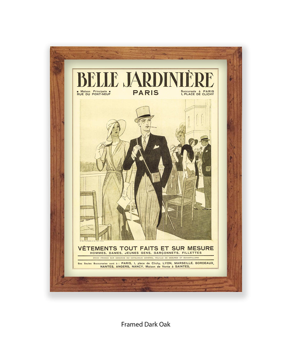 Belle Jardiniere Couple Paris Art Print