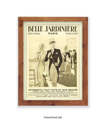 Belle Jardiniere Couple Paris Art Print