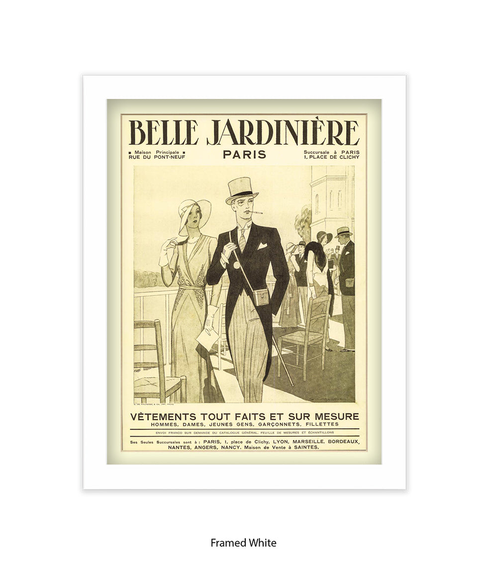 Belle Jardiniere Couple Paris Art Print