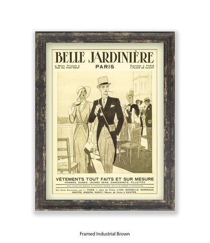 Belle Jardiniere Couple Paris Art Print