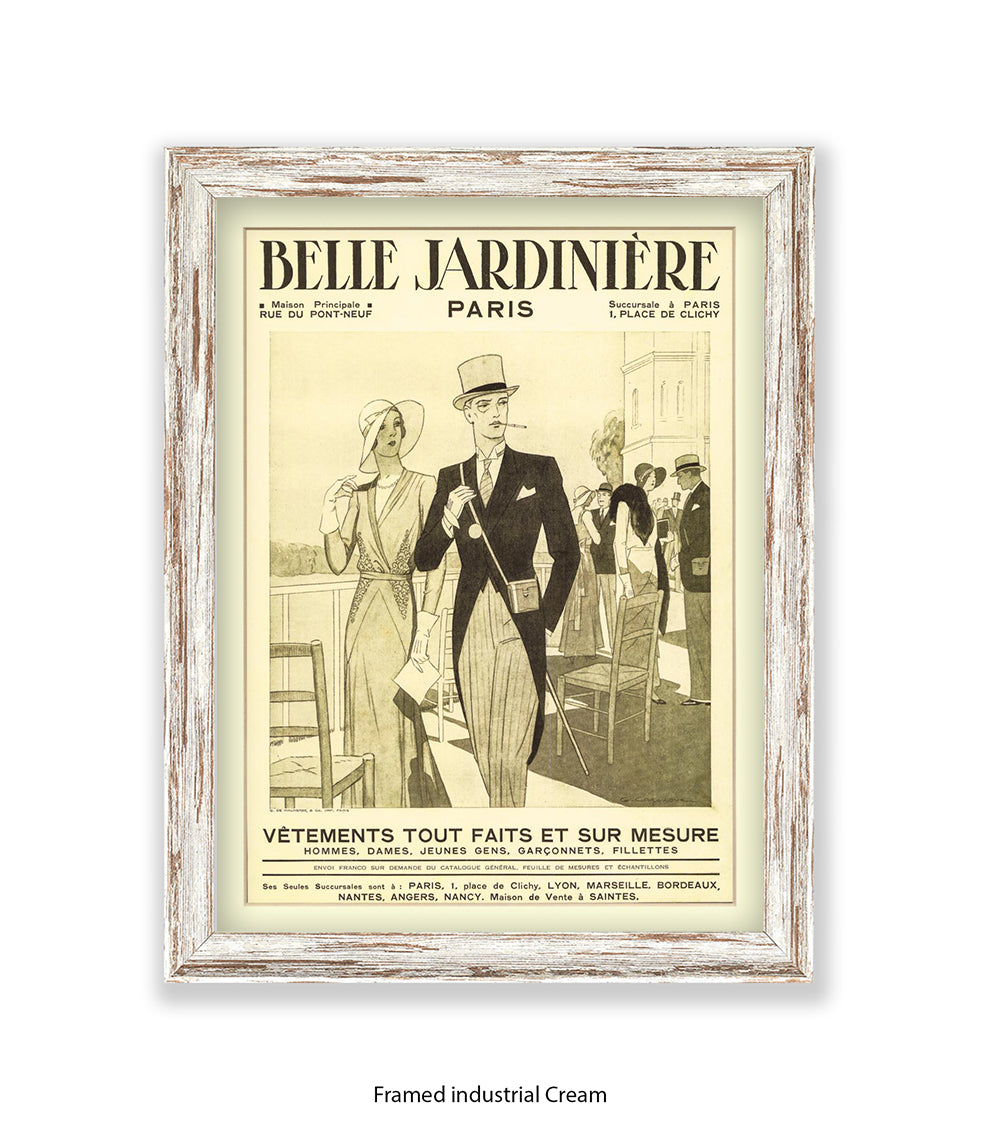 Belle Jardiniere Couple Paris Art Print