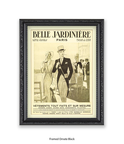 Belle Jardiniere Couple Paris Art Print