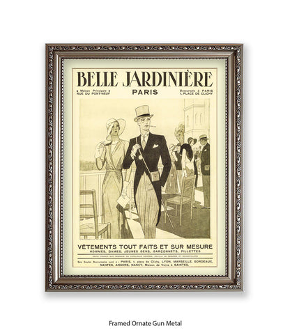 Belle Jardiniere Couple Paris Art Print