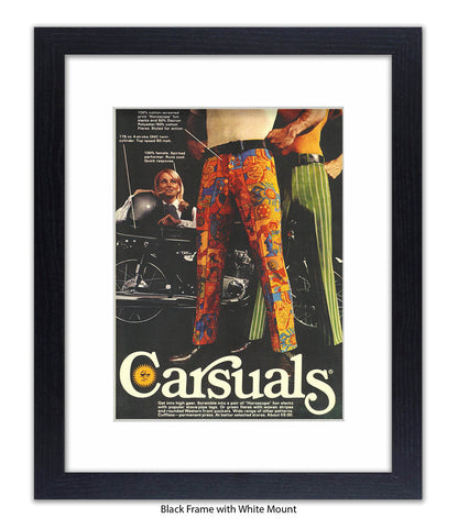 Carsuals Trousers Art Print