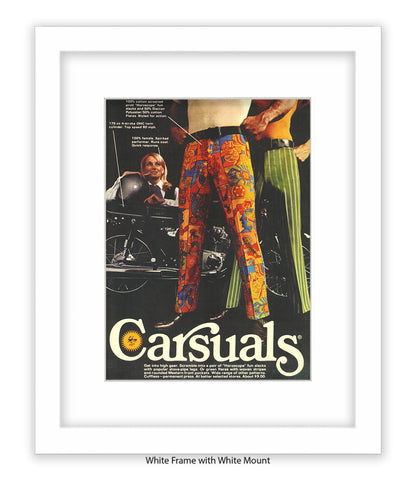Carsuals Trousers Art Print