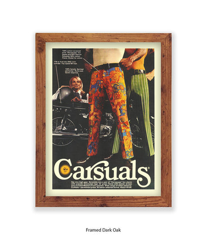 Carsuals Trousers Art Print