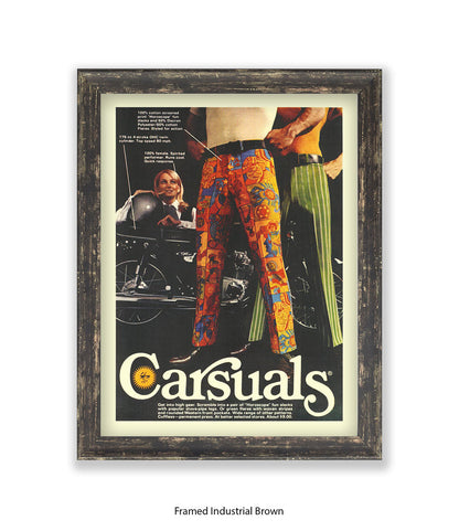 Carsuals Trousers Art Print