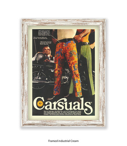 Carsuals Trousers Art Print
