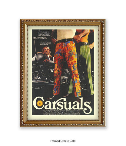 Carsuals Trousers Art Print