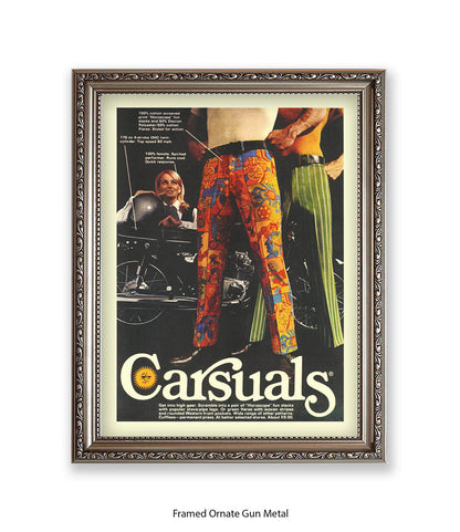 Carsuals Trousers Art Print