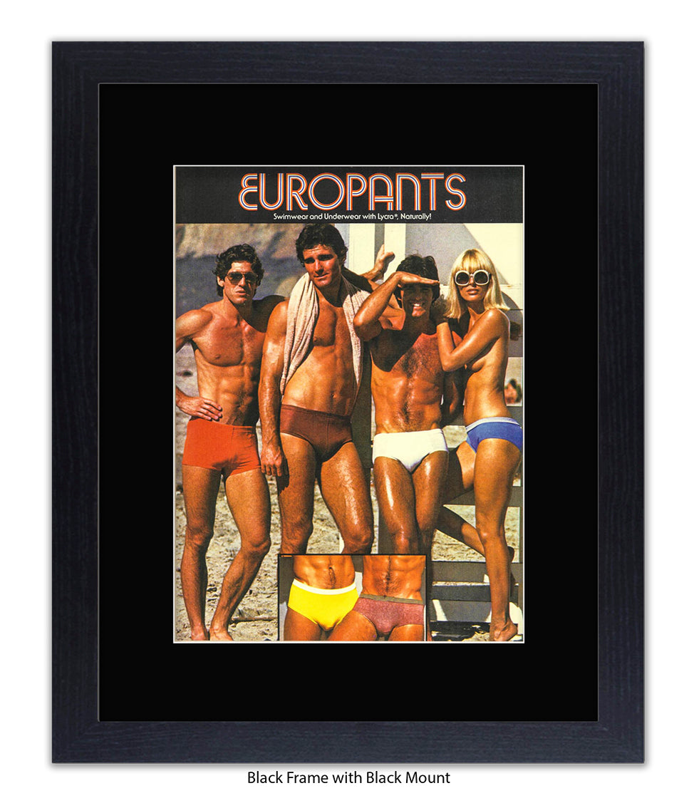 Europants Swimwear & Underwear Art Print