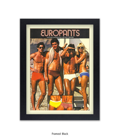 Europants Swimwear & Underwear Art Print