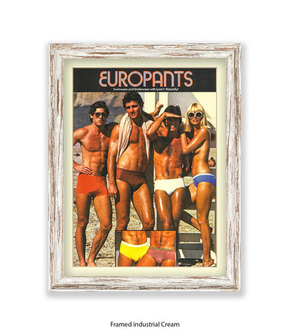 Europants Swimwear & Underwear Art Print