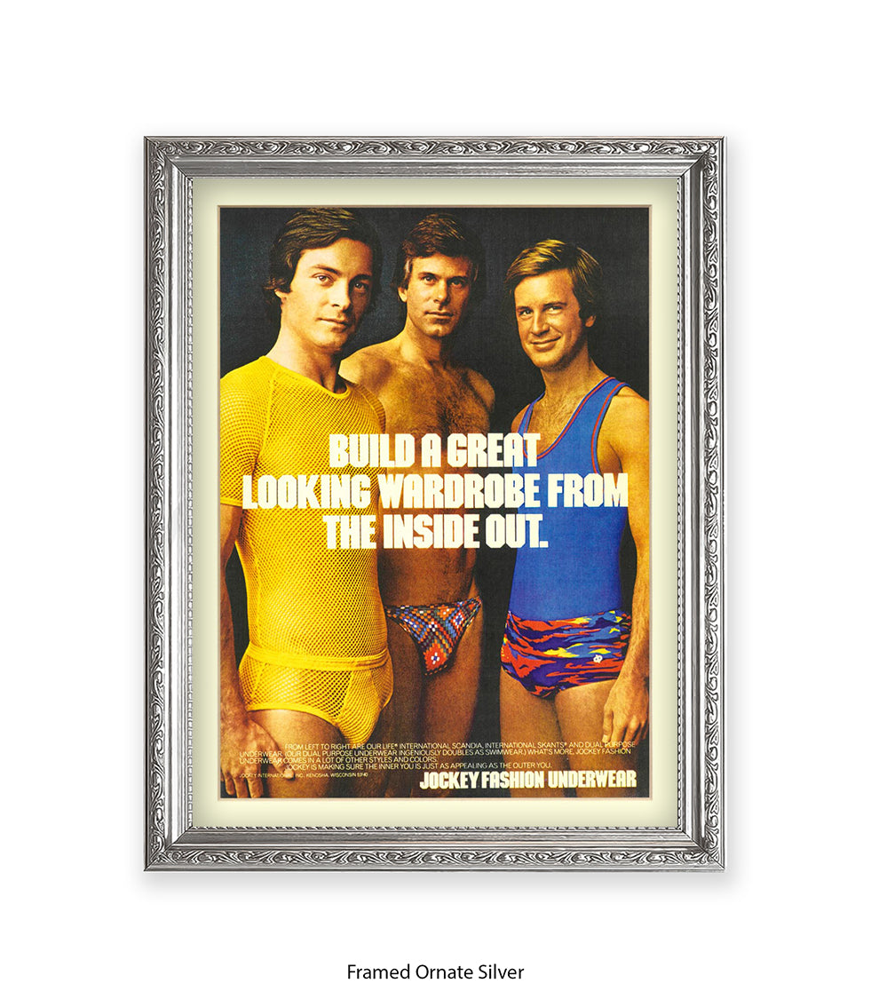 Jocky Build A Great Looking Wardrobe Art Print