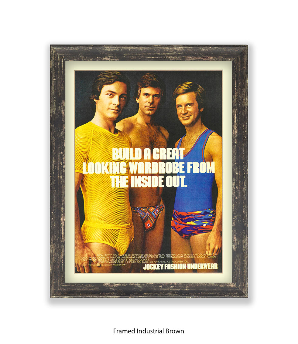 Jocky Build A Great Looking Wardrobe Art Print