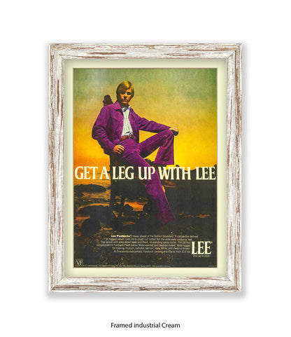 Lee Cooper Get a leg up with lee Art Print