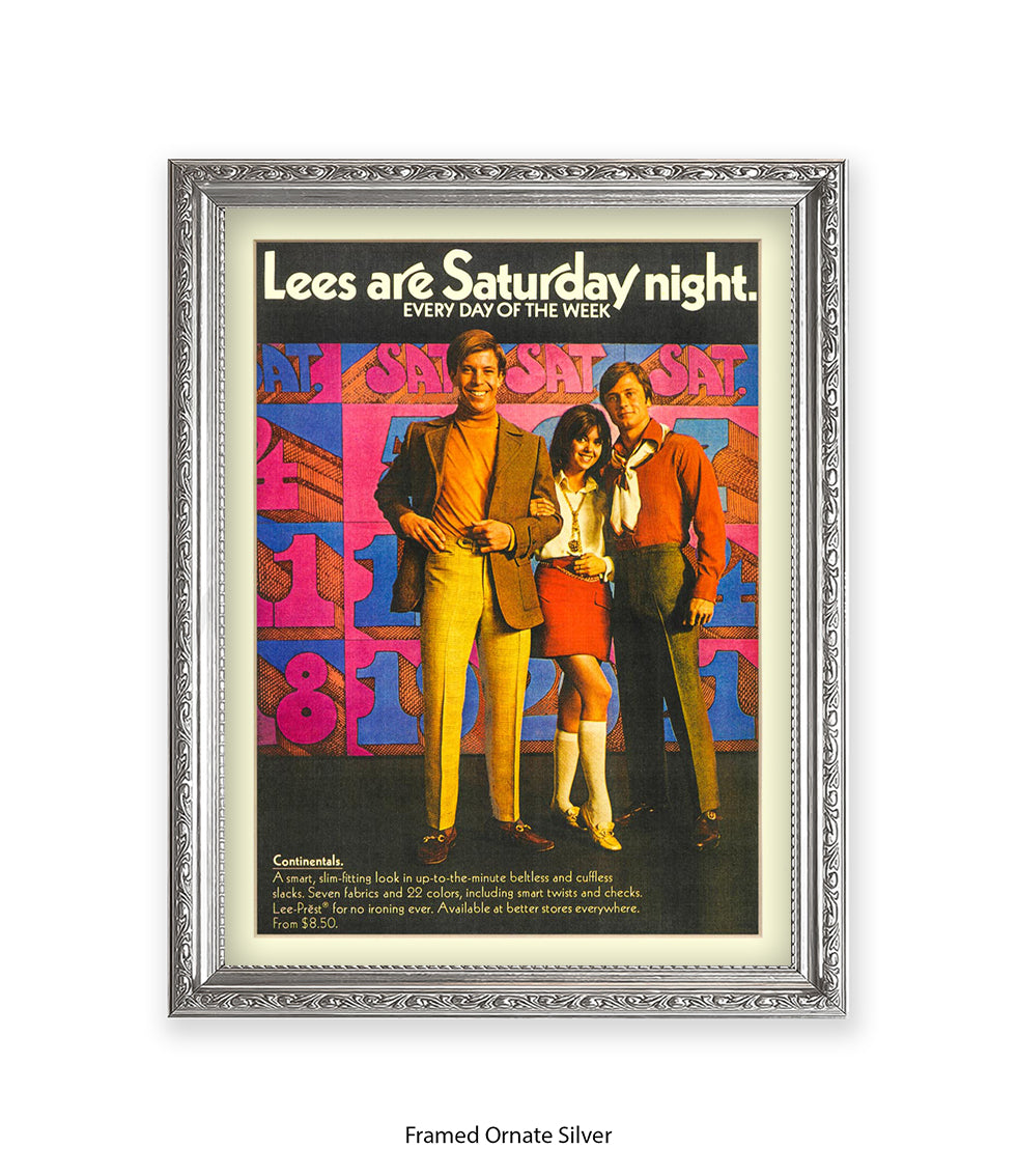 Lee's Are Saturday Night Art Print