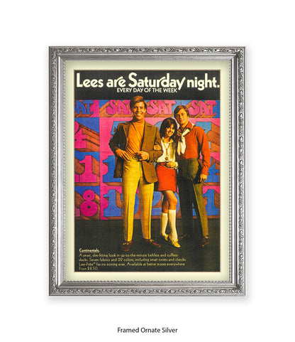 Lee's Are Saturday Night Art Print