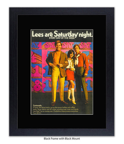 Lee's Are Saturday Night Art Print