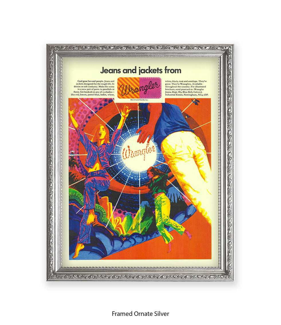 Wranglers Jeans & Jackets Art Print