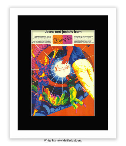 Wranglers Jeans & Jackets Art Print