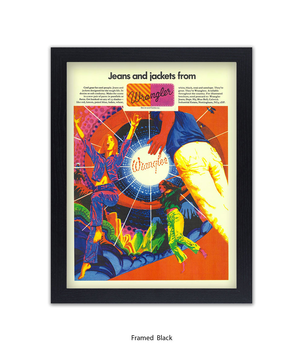 Wranglers Jeans & Jackets Art Print